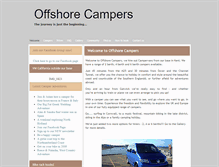 Tablet Screenshot of offshorecamperhire.co.uk